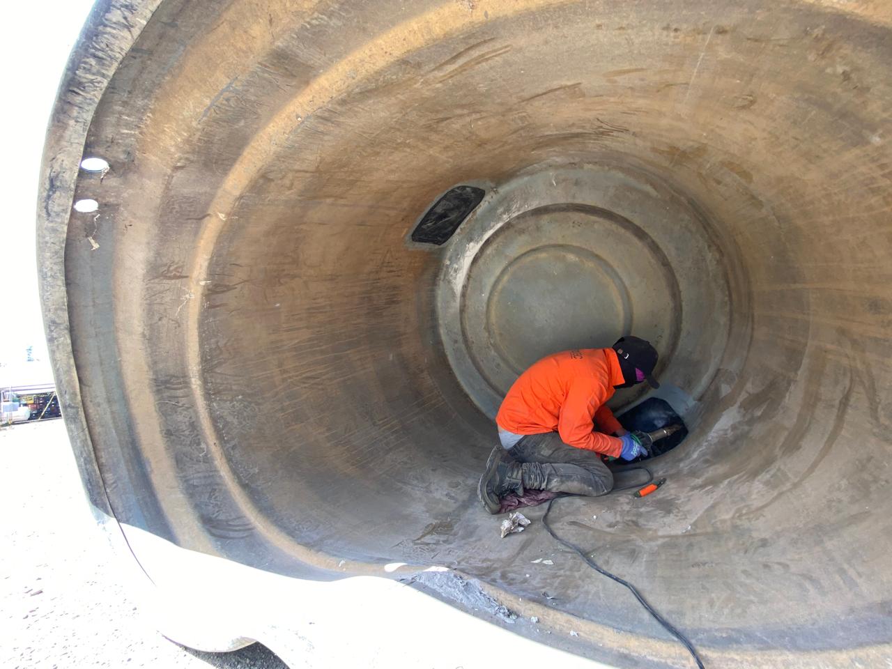 Reparación de tanques de polietileno